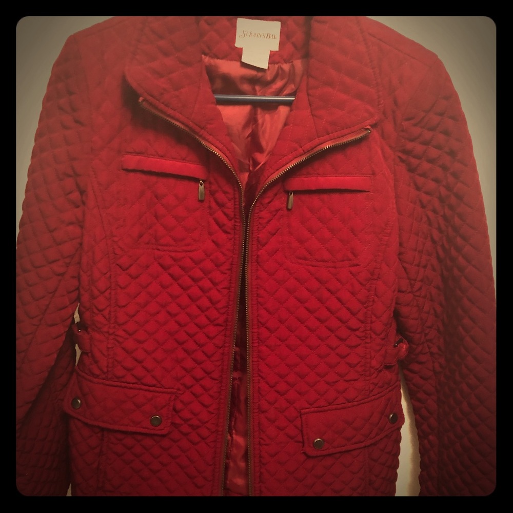 St.John’s Bay Crimson Quilted Jacket